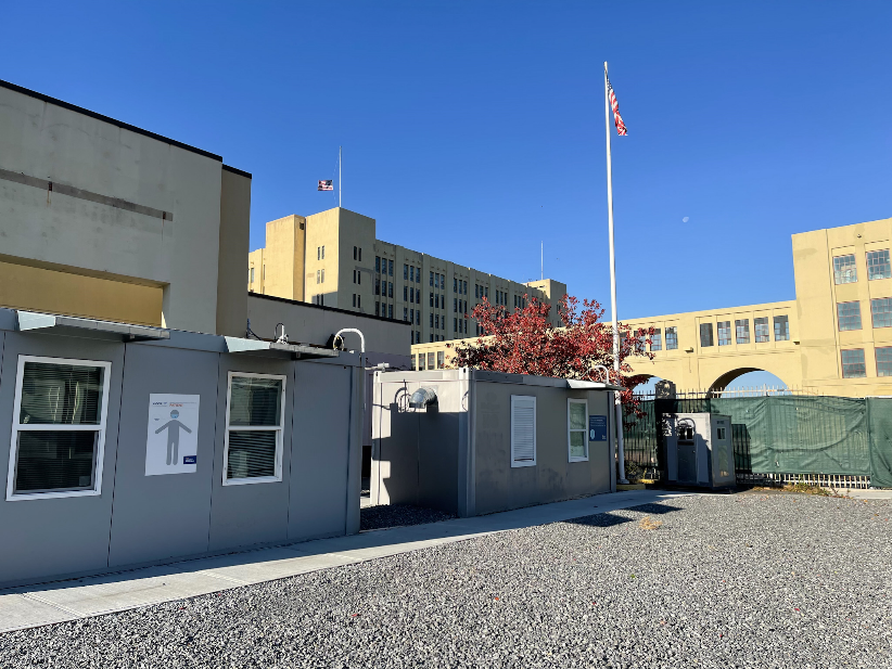 The Brooklyn Army Terminal COVID-19 Vaccine Site.