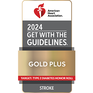 Get With the Guidelines - Stroke Gold Plus - Target: Type 2 Diabetes Honor Roll