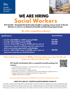 South Brooklyn Health We Are Hiring Social Workers