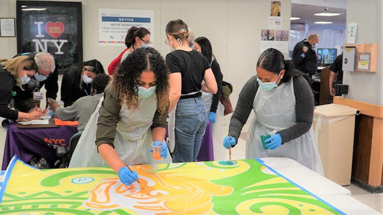 NYC Health + Hospitals Community Mural Project Launches Community Paint Parties