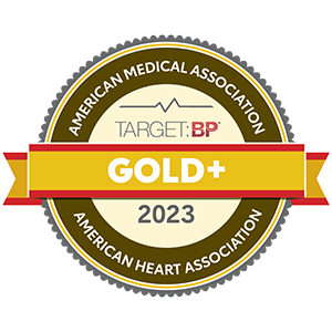 American Heart Association and American Medical Association - Target: Blood Pressure - Gold+
