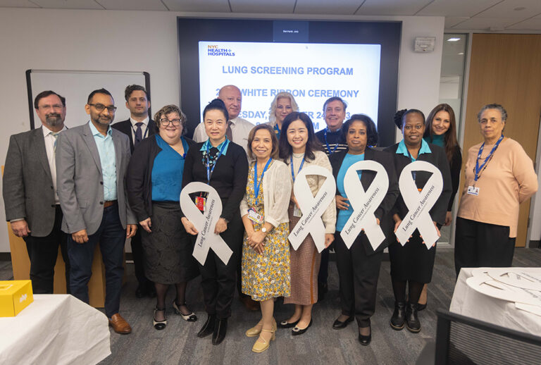 In Recognition of Lung Cancer Awareness Month, NYC Health + Hospitals Celebrates Expanded Lung Cancer Screening Program