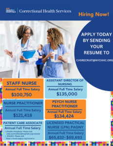 Correctional Health Services Hiring Now!