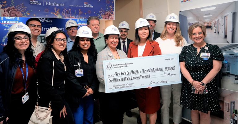 Congresswoman Grace Meng Visits NYC Health + Hospitals/Elmhurst to Commemorate Federal Funding She Secured for Two Key Projects