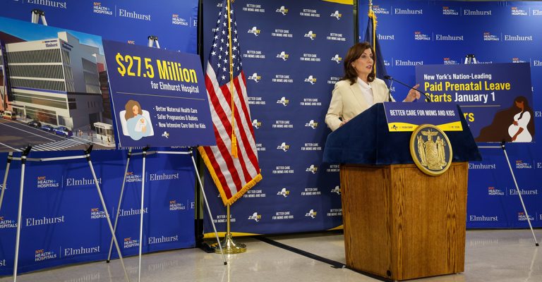 Governor Hochul Announces $27.5 Million to Expand Maternal and Pediatric Health Care at Elmhurst Hospital in Queens