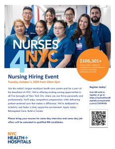 Nurses4NYC Nursing Hiring Event