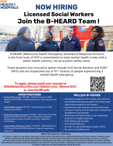 NOW HIRING – Licensed Social Workers – Join the B-HEARD Team!