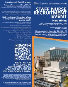 South Brooklyn Health Staff Nurse Recruitment Event