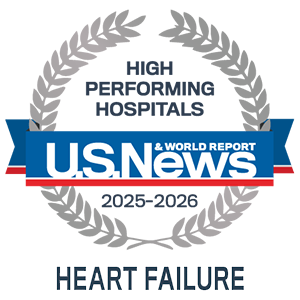 U.S. News & World Report 2025-2026 Best Hospitals - Heart Failure